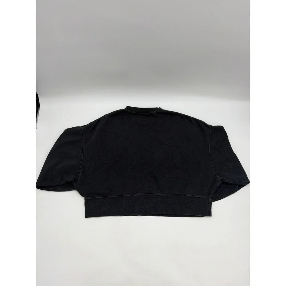 Nike Sportswear Essential Fleece Crewneck Sweatshirt Black CK0168-010 Womens M